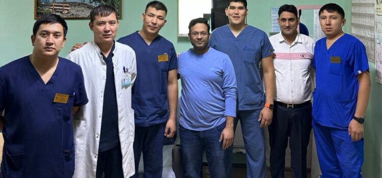 В отделении травматологии АМКБ прошел мастер-класс с иностранными врачами